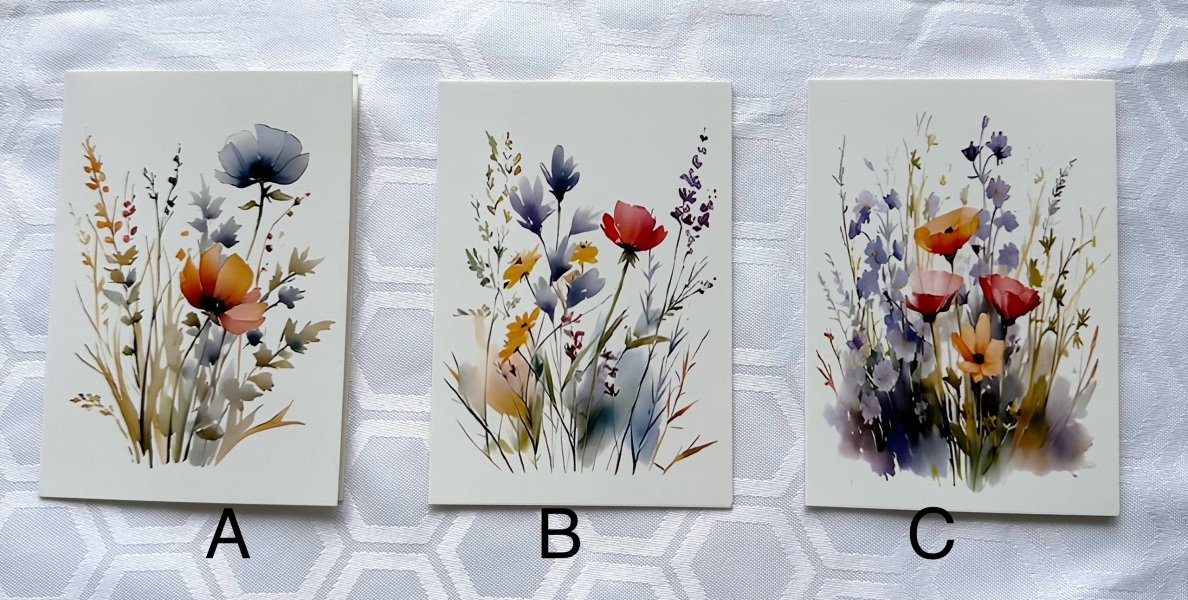 Floral Card Selection 1