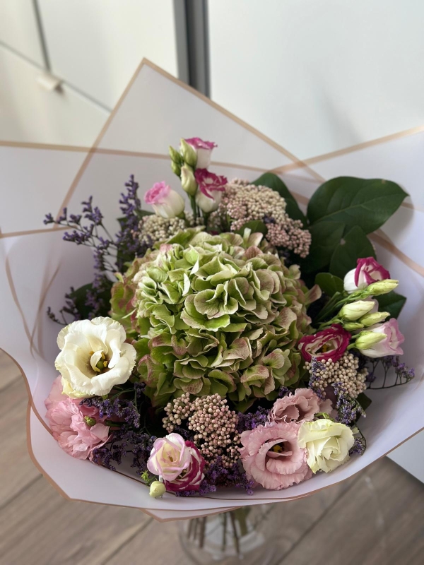 Soft pastel hydrangea